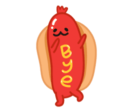 hotdog sticker #8216434