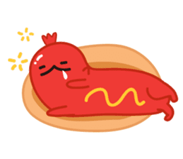 hotdog sticker #8216435