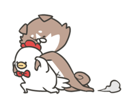 shibainu&tebasakisan5 sticker #8216762