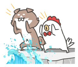 shibainu&tebasakisan5 sticker #8216765