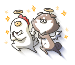 shibainu&tebasakisan5 sticker #8216766