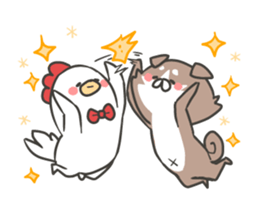 shibainu&tebasakisan5 sticker #8216771