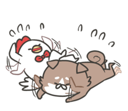 shibainu&tebasakisan5 sticker #8216772