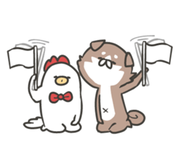 shibainu&tebasakisan5 sticker #8216783