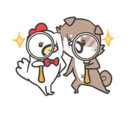 shibainu&tebasakisan5 sticker #8216784