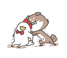 shibainu&tebasakisan5 sticker #8216786