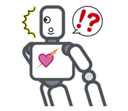 Robot? No, an action figure. sticker #8217096