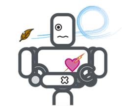 Robot? No, an action figure. sticker #8217099