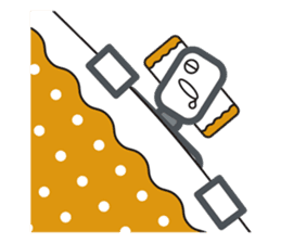 Robot? No, an action figure. sticker #8217105