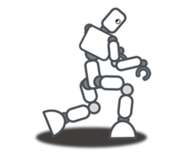 Robot? No, an action figure. sticker #8217110