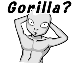 Sticker use to send to the gorilla. sticker #8217911