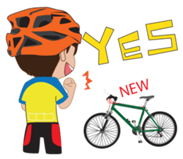 bicycle boy 3 sticker #8218270