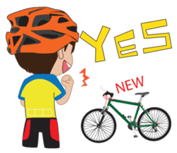 bicycle boy 3 sticker #8218270
