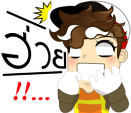 Isan thailand traffic police V.Isan sticker #8218211