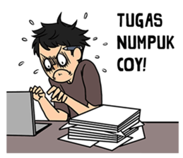 Curhatan Mahasiswa 2 sticker #8219119