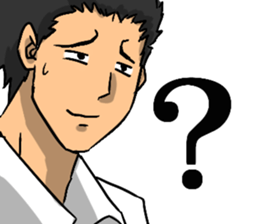 Sticker of the high school boy sticker #8219188