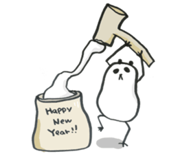 Pan!Pan!PANDA< x,mas & happy new year!> sticker #8219931