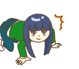 Poor women [cute loser] sticker #8219992