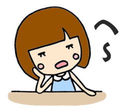 Girl's simple Sticker ver.2 sticker #8220401