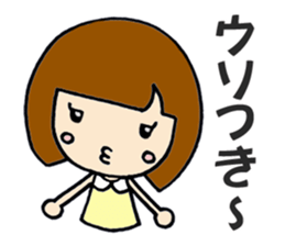 Girl's simple Sticker ver.2 sticker #8220423