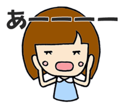 Girl's simple Sticker ver.2 sticker #8220426