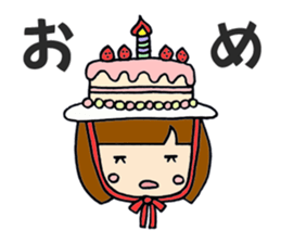 Girl's simple Sticker ver.2 sticker #8220432