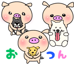 3 pigs 3 sticker #8220559