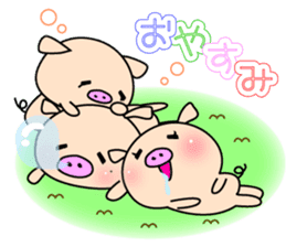 3 pigs 3 sticker #8220579