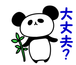 A pink rabbit and white panda sticker #8220616