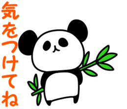 A pink rabbit and white panda sticker #8220622