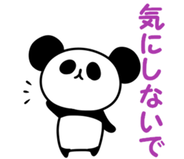 A pink rabbit and white panda sticker #8220626