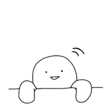 kawaii-white sticker #8220717