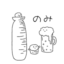 kawaii-white sticker #8220729