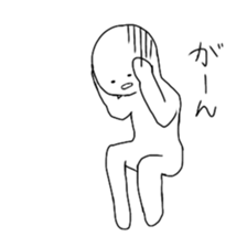 kawaii-white sticker #8220735