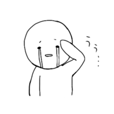 kawaii-white sticker #8220740