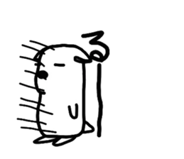 White,something an animal like. sticker #8221183