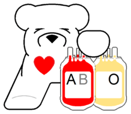 Lucky Bear ~ Donate Blood sticker #8221356