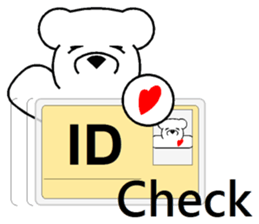 Lucky Bear ~ Donate Blood sticker #8221365
