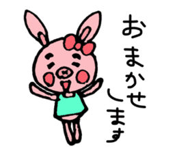 Pig and Rabbit sticker #8221502
