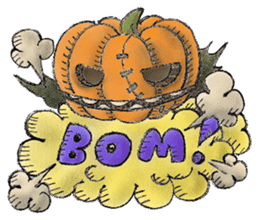 Halloween merry friends sticker #8222174