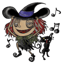 Halloween merry friends sticker #8222179