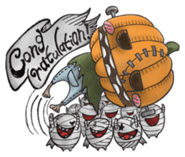 Halloween merry friends sticker #8222193