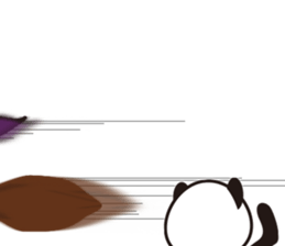 Panda with a chuck -- Halloween Ver. sticker #8222370