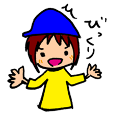 Weak girl Sticker sticker #8222505