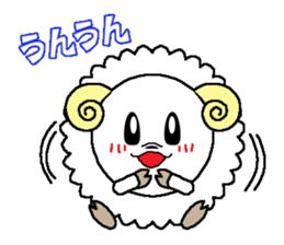 Back-channel feedback sheep sticker #8222796