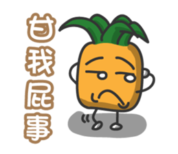 pineapple head is coming PART1 sticker #8222925
