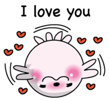 Love love Seal English version sticker #8223124