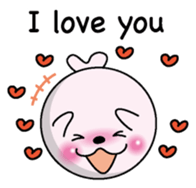 Love love Seal English version sticker #8223131
