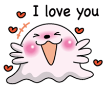 Love love Seal English version sticker #8223135