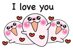 Love love Seal English version sticker #8223136